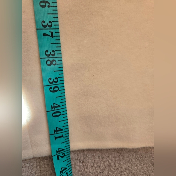 VINTAGE NICOLE Wool And Cashmere Cream Full Length Women's Coat. Size 10 - Picture 13 of 13